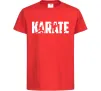 Детская футболка Karate силуети Красный фото