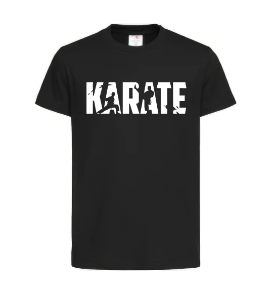 Детская футболка Karate силуети Черный фото
