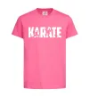 Детская футболка Karate силуети Ярко-розовый фото