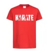 Детская футболка Karate силуети Красный фото