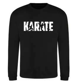 Свитшот Karate силуети Черный фото