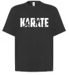Футболка Оверсайз Karate силуети Черный фото