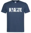 Мужская футболка Karate силуети Темно-синий фото