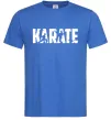 Мужская футболка Karate силуети Ярко-синий фото