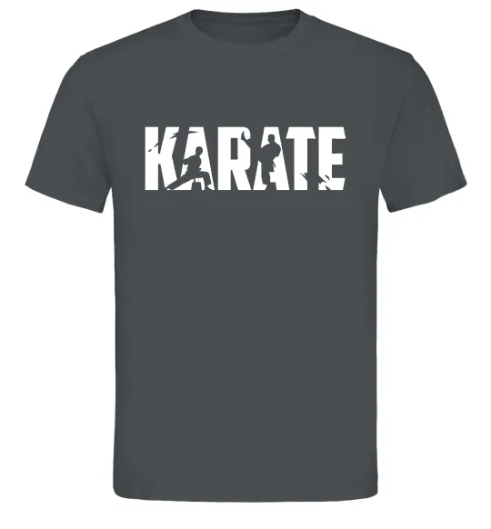 Мужская футболка Karate силуети Графит фото