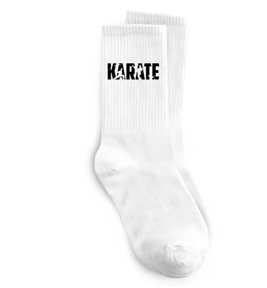 Носки Karate силуети Белый фото
