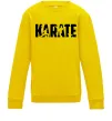 Детский Свитшот Karate силуети Солнечно желтый фото