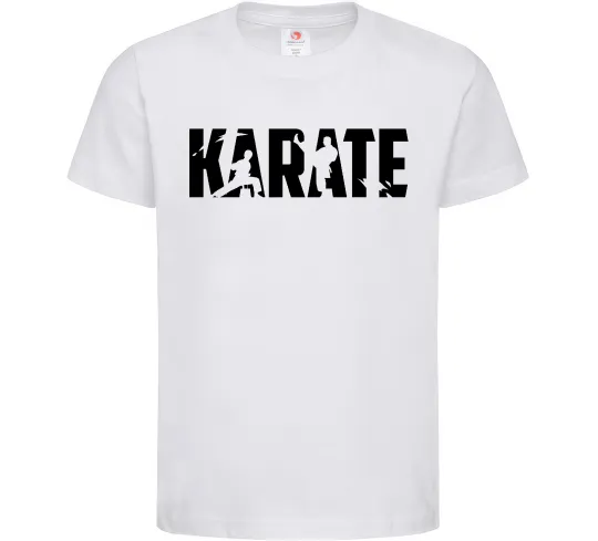 Детская футболка Karate силуети Белый фото