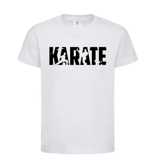 Детская футболка Karate силуети Белый фото