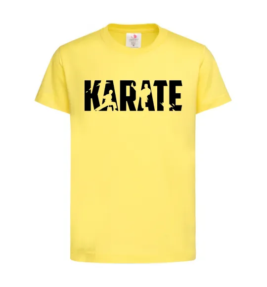 Детская футболка Karate силуети Лимонный фото