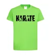 Детская футболка Karate силуети Лаймовый фото