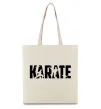Эко-сумка Karate силуети Бежевый фото
