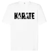 Футболка Оверсайз Karate силуети Белый фото