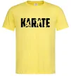 Мужская футболка Karate силуети Лимонный фото