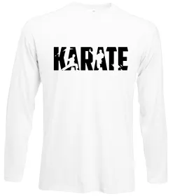 Лонгслив Karate силуети Белый фото