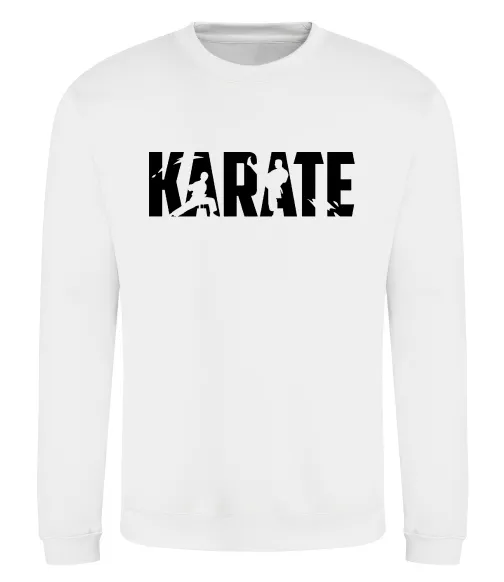 Свитшот Karate силуети Белый фото