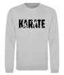Свитшот Karate силуети Серый меланж фото