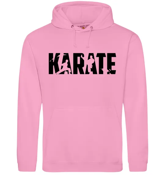Женская толстовка (худи) Karate силуети Розовый фото