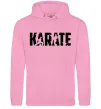 Женская толстовка (худи) Karate силуети Розовый фото
