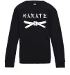 Детский Свитшот Карате пояс Черный фото