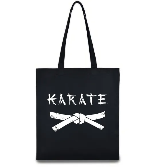 Эко-сумка Карате пояс Черный фото