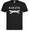 Мужская футболка Карате пояс Черный фото
