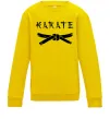 Детский Свитшот Карате пояс Солнечно желтый фото