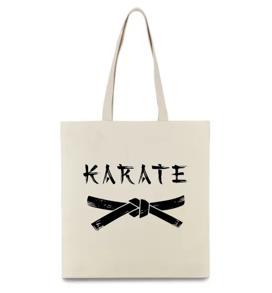 Эко-сумка Карате пояс Бежевый фото