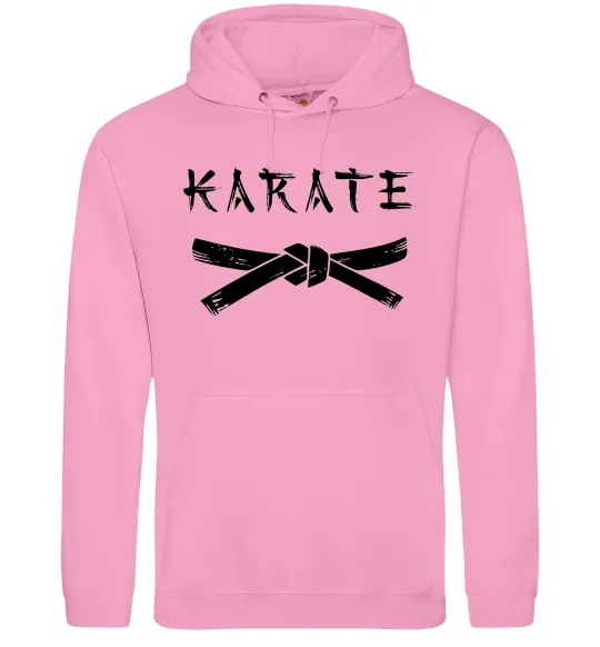 Женская толстовка (худи) Карате пояс Розовый фото