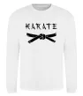Свитшот Карате пояс Белый фото