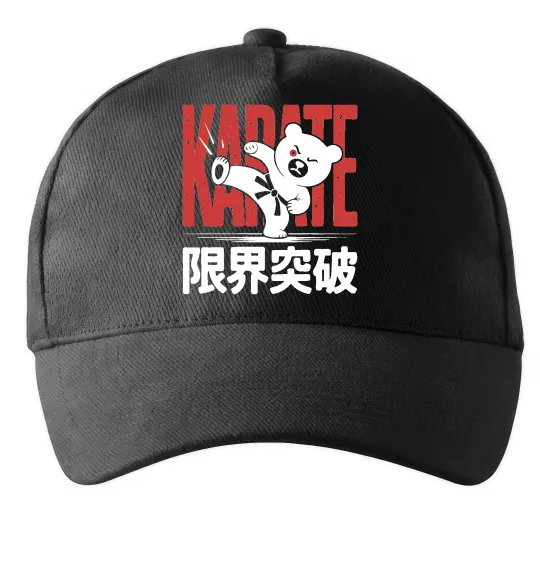 Кепка Карате ведмедик Черный фото