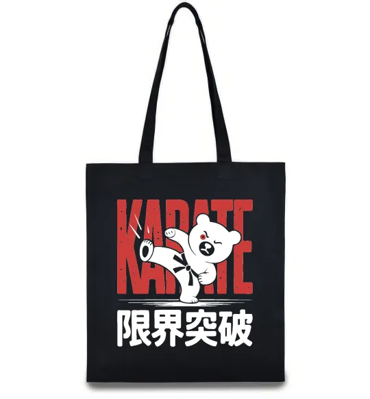 Эко-сумка Карате ведмедик Черный фото