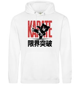 Женская толстовка (худи) Карате ведмедик