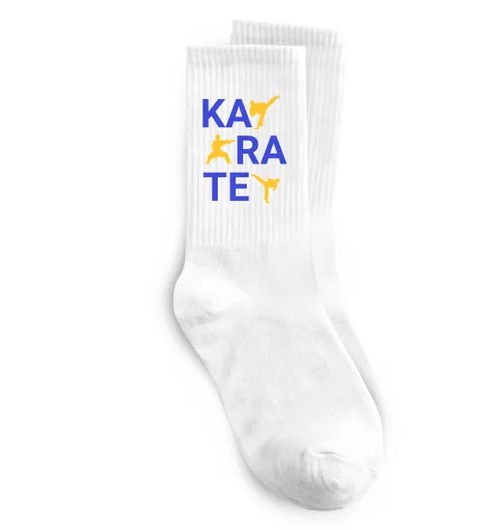 Носки Ка-ра-те Белый фото