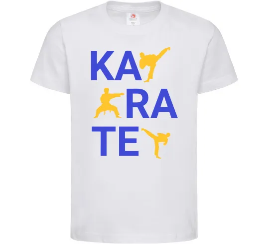Детская футболка Ка-ра-те Белый фото