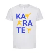 Детская футболка Ка-ра-те Белый фото