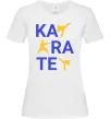 Женская футболка Ка-ра-те Белый фото