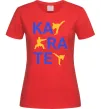 Женская футболка Ка-ра-те Красный фото