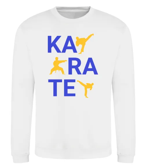 Свитшот Ка-ра-те Белый фото