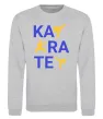 Свитшот Ка-ра-те Серый меланж фото