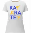 Женская премиум футболка Ка-ра-те Белый фото