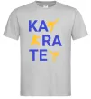 Мужская футболка Ка-ра-те Серый фото