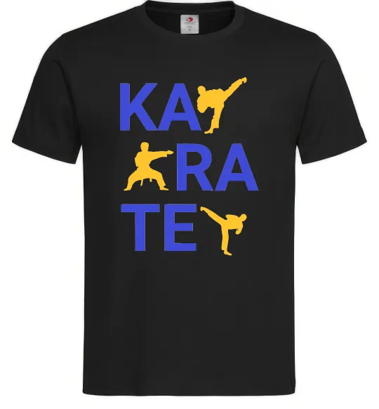 Мужская футболка Ка-ра-те Черный фото