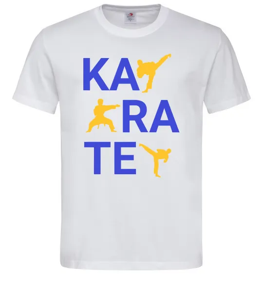 Мужская футболка Ка-ра-те Белый фото