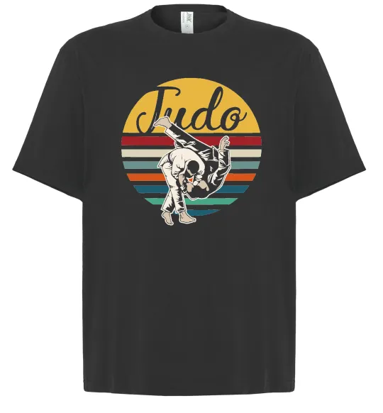 Футболка Оверсайз Дзюдо Judo Черный фото