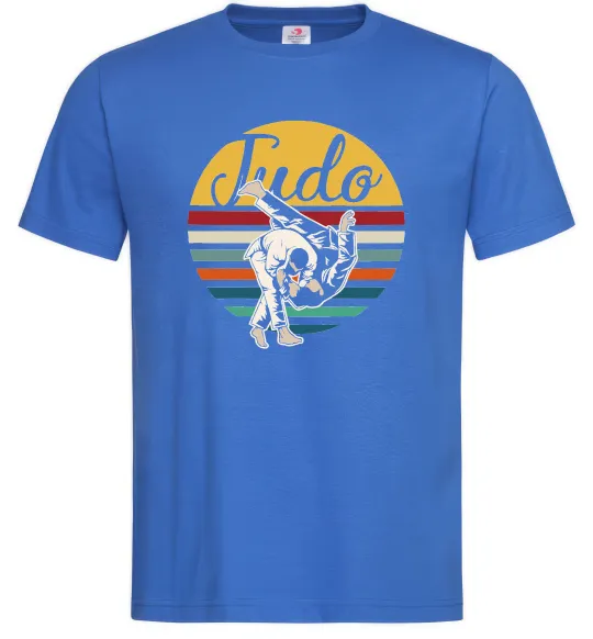 Мужская футболка Дзюдо Judo Ярко-синий фото