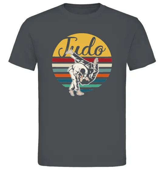 Мужская футболка Дзюдо Judo Графит фото