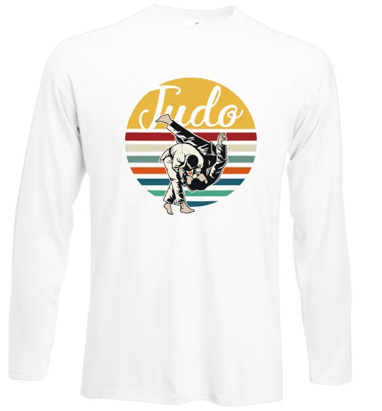 Лонгслив Дзюдо Judo Белый фото