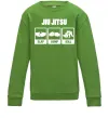 Дитячий світшот Jiu Jitsu Лаймовий фото