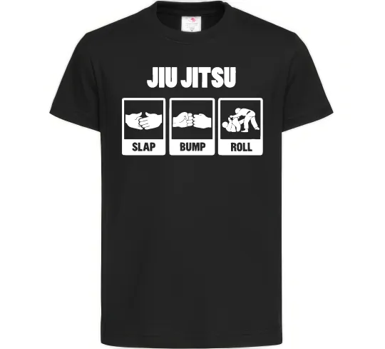 Дитяча футболка Jiu Jitsu Чорний фото